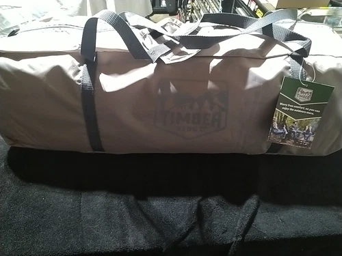 TIMBER RIDGE 5 Person SUV Tent, Weather Resistant, 10' W X 8' L X 7.1' H Khaki