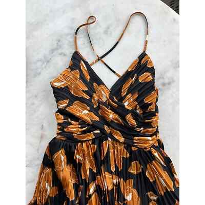 NEW with TAGS  JONATHAN SIMKHAI Asymmetric Silk Midi Dress