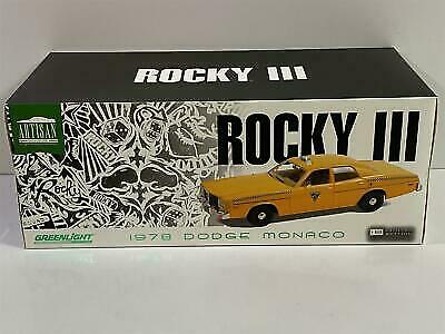 Rocky III - 1978 Dodge Monaco Taxi Yellow 1:18 Diecast Model Car