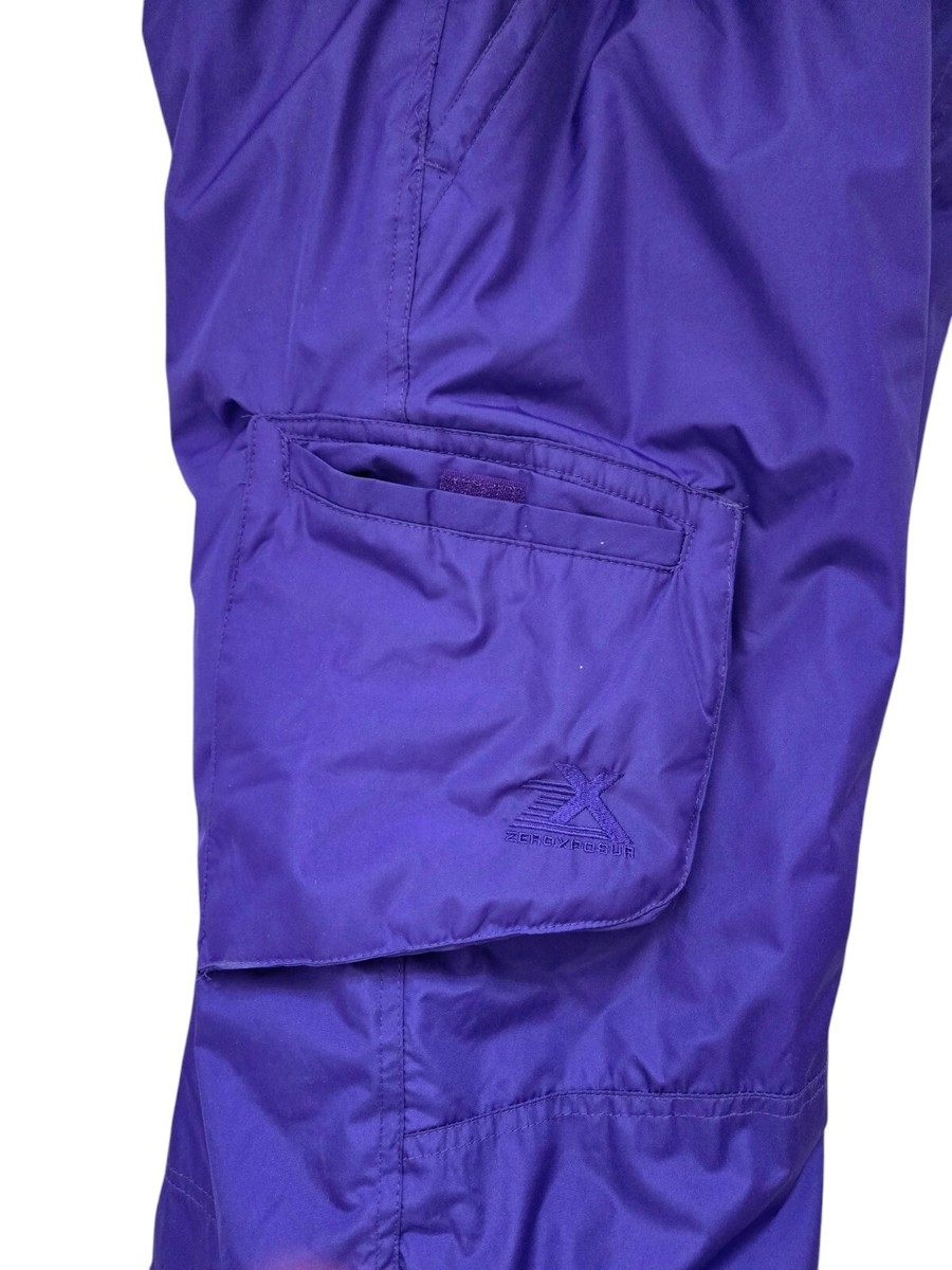 Zeroxposur ZX-360 1998 Snow Pants Girls XL 16 Purple Elastic Waist