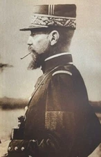 1915 Vintage WWI Illustration French General Henri Gourand