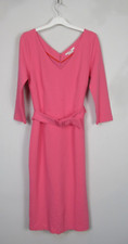 Boden Margie Ottoman V Neck pencil dress - Pink Size  8 - 18  New J0570