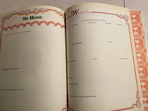 vtg Child's Memory book, My Young Years, Kindergarten through 12th Grade - Picture 5 of 10