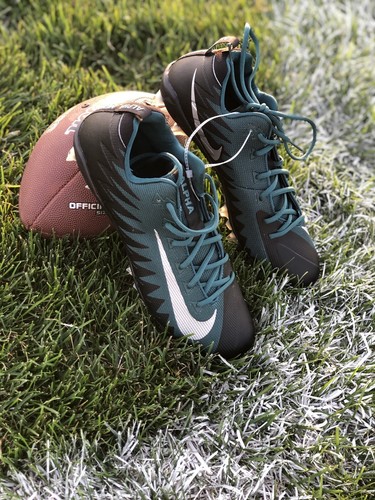 "Nuovi tacchetti da calcio Nike verdi/neri taglia 13,5 Alpha Menace Pro metà ""Eagles""" - Foto 2 di 7