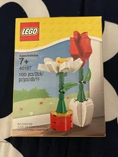Lego 40187 Flower Display Tulip Daisy Rose - NEW - SEALED - RETIRED