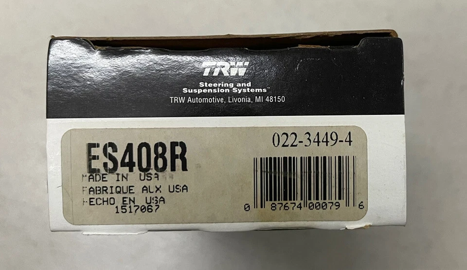 TRW front outer tie rod end ES408R for Dodge, Plymouth B100,B200,B300 71-75 - Image 4 of 4