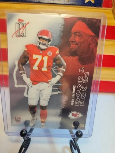 2025 Topps Signature Class Josh Simmons Silver Chrome /275