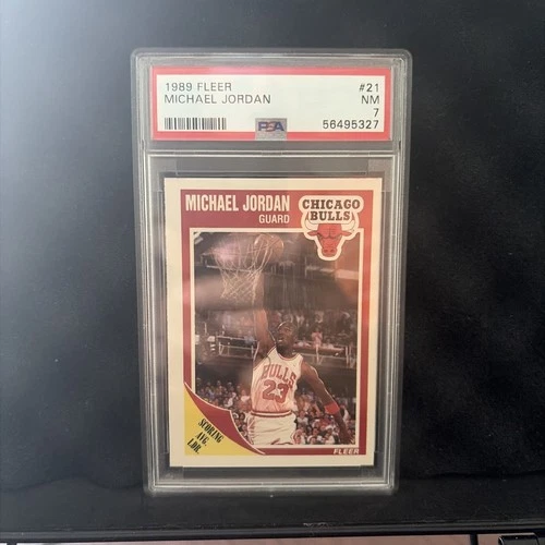 1989-90 Fleer Michael Jordan PSA 7 #21 🧼