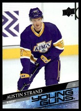 2020-21 UPPER DECK YOUNG GUNS Austin Strand Rookie Los Angeles Kings #722