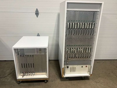 Vintage EEG/PSG Lab Amplifier Medical Cabinet Rack System