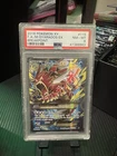 2016 POKEMON XY BREAKPOINT #115 FULL ART/M GYARADOS EX PSA 8