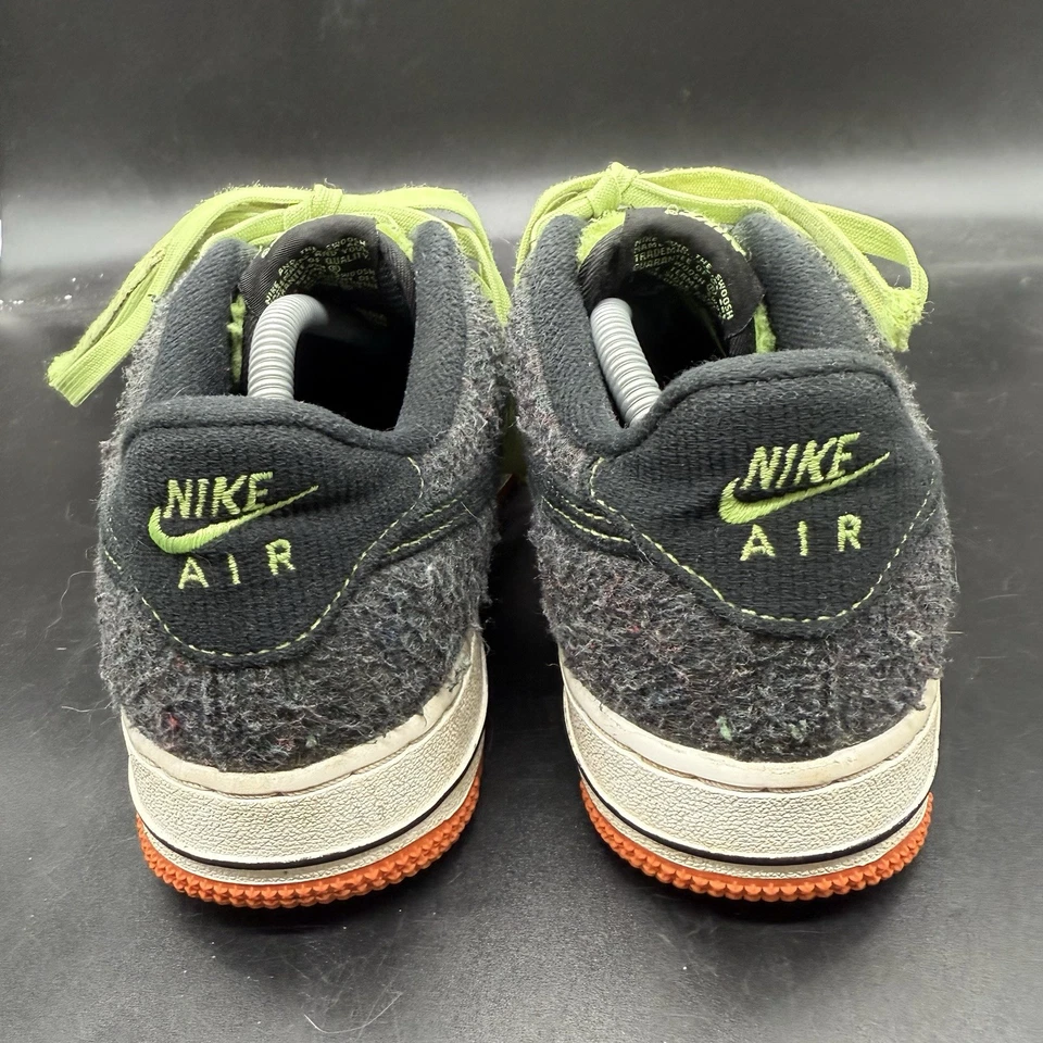 耐克 Air Force 1 LV8 GS 黑色 Ghost 绿色运动鞋 DZ5287-001 青少年 5Y 码 — 第 4/4 张图片