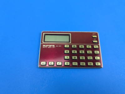 Vintage Aurora AC-831 Pocket Calculator 70s 80s style