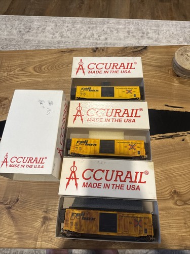 Juego de 3 cajas de rieles Accurail HO vintage 3343 | Zustand: Used