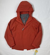 Cat  Jack Kids 3-in-1 Rain Jacket Hooded Fleece Liner Orange Size M 8 