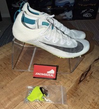 Size 8.5 Nike Zoom Superfly Elite 2 White Spruce Men  s Track Spikes FZ9662-100