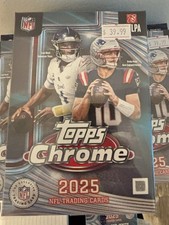 Topps Chrome Football NFL 2025 Hanger Box Lot of 4 - In Hand - Factory Sealed