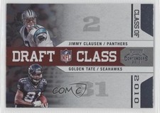 2010 Playoff Contenders Draft Class Jimmy Clausen Golden Tate #9 0d6