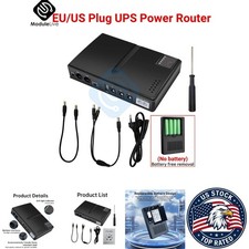 Router UPS - On-line Uninterruptible Power Supply with Overcurrent Protection