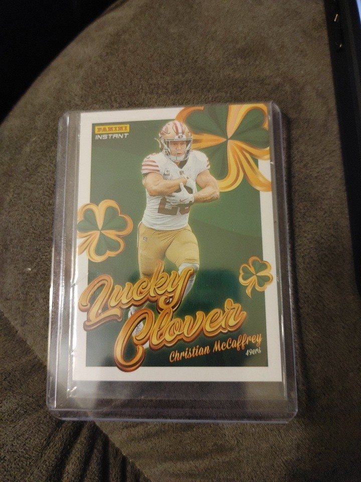 2025 Panini Instant Christian McCaffrey Lucky Clover SP Parallel #10