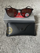 Ray-Ban polarized sunglasses featuring a stylish black and tortoiseshell-effect