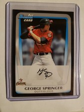 George Springer 2011 Bowman  Rc Rookie #81 Blue Jays Astros