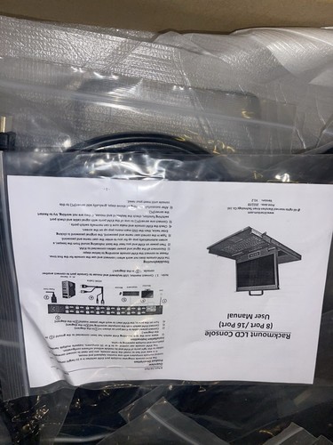 LH1708 KVM RACKMOUNT 17.3 LCD Widescreen Switch 8 Port USB HDMI - 第 5/5 張圖片
