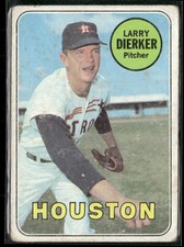 1969 Topps Larry Dierker Houston Astros #411