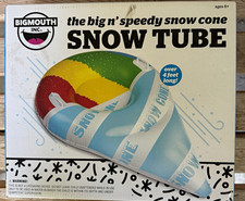 BigMouth Inc Big N' Speedy Snow Cone XL Snow Tube, Heavy-Duty PVC
