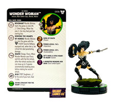 DC Heroclix Wonder Woman 059b w/ Card Wonder Woman 80th Set
