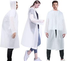 LAMA 3 Stück Regenponcho Wiederverwendbar Re...