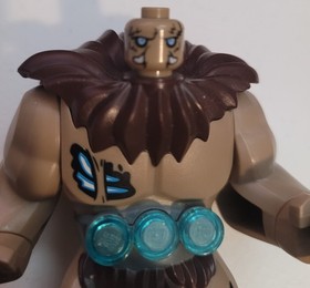 LEGO LEGENDS OF CHIMA Bigfig Minifigure  MUNGUS w/ Club loc083 from 70144
