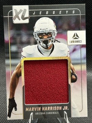 25 PANINI LUMINANCE MARVIN HARRISON JR. XL JERSEY PATCH