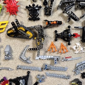 Lego 3.5 LBS Random Bionicle Technic +/or Hero Factory Pieces Parts Bulk & #8942