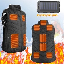 Heated Vest Electric Heating Jacket with 30000mAh USB Battery Pack Warmer Vest