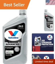 Advanced Full Synthetic Motor Oil 1 Qt (SAE 0W-20) for Superior Engine Care