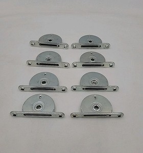 8 PCS Hafele Giro-Bolt Hook Door Shelf Cabinet Latch Lock Connector w/ Stop