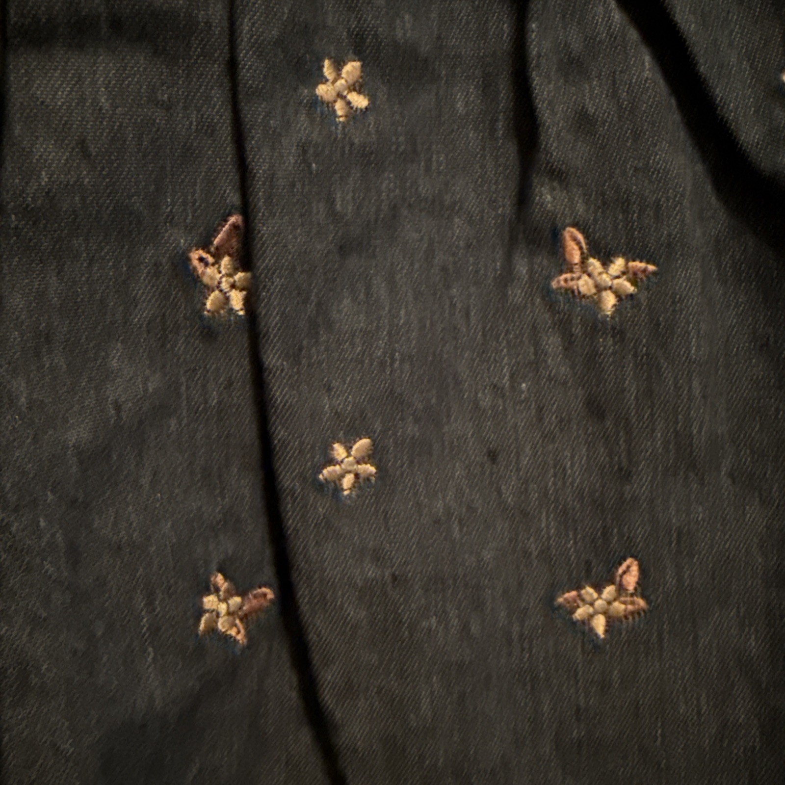  Vintage Y2K Precious Moments Denim Dress Size 18 months Embroidered NWT