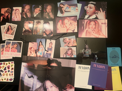 TWICE Nayeon Na & IM NAYEON photocards, polaroids, stickers, mini