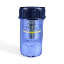 Olympus Plan N 10x/0.25 ∞/–/FN22 Microscope Objective Lens PLN10X - Used