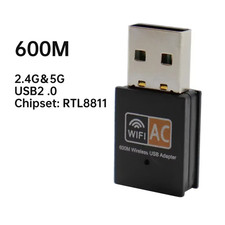1300Mbps Wifi USB Adapter Dual Band 2.4G/5Ghz WiFi Dongle USB3.0 HighSpeed 802.1