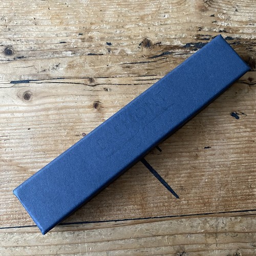 Genuine Original Bremont Watch Blue Flat Empty Strap Box Case 20cm x 4cm x 2.5cm