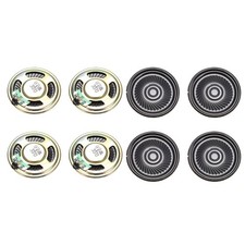 8pcs 0.5W 32Ohm DIY Magnetic Speaker 40mm Round-shape Replacement Loudspeaker