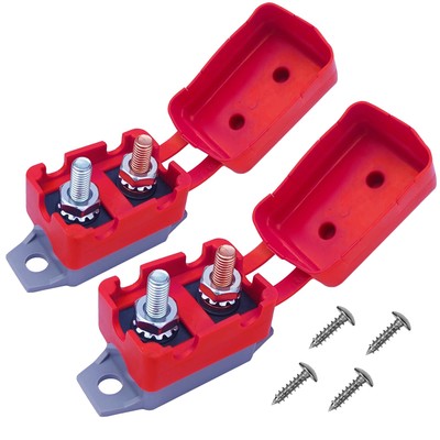 Tiwerlfe 20 Amp Circuit Breaker Waterproof Inline Fuse Inverter for Car ATV M...
