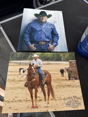 George Strait Promo Pics Lot Of 2