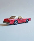 1979 Vintage Matchbox No. 28 Lincoln Continental MK V Red Die cast Toy