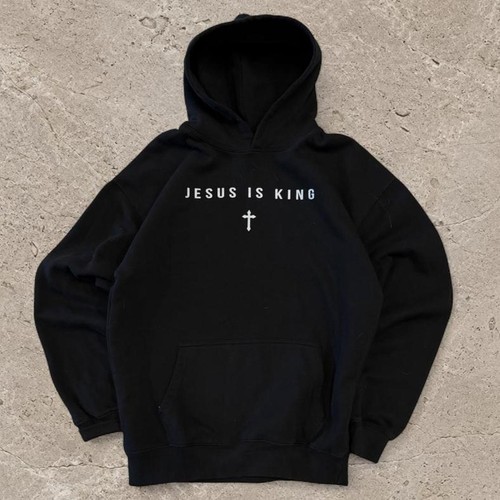 Fire simple Jesus is king Jesus hoodie.
