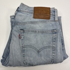 Levi's 510 Jeans Men's Size 32x30 Skinny Fit Faded Light Blue Denim