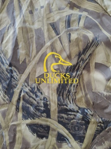 Stearns Dry Wear Ducks Unlimited Camo Rain Jacket Men's 3XL Waterproof Hunting image 3