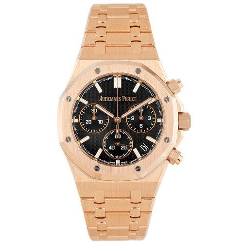 Audemars Piguet Royal Oak 50th Anniversary Rose Gold Black 41mm 26240OR Full Set